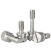 Baodefeng 304 stainless steel loose screws and bolts GB839 slotted hand-tight anti-loosening screws M2.5x6 10 pieces