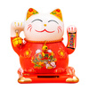 Extreme Space Lucky Cat Solar Powered Automatic Hand Waving Lucky Cat Living Room Ornament Store Opening Gift Housewarming Gift
