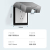 International Electrician (FDD) Stainless Steel Waterproof Box Kitchen Socket Fireproof Cover Outdoor Metal Switch Waterproof Cover Type 86 Outdoor Waterproof Sun Protection Type 86 One Person
