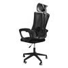 Hasdick computer chair lift office chair swivel chair ergonomic chair employee chair gaming chair black with headrest - reclining