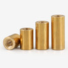 Bingneng brass extended round nut American connecting stud host circuit board isolation column inch round connector nut 6#-32*length 3*width 5 teeth (20 pcs