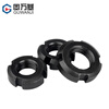 Guwanji round nut slotted locking nut anti-loosening nut four-slot anti-loosening nut M200x3 1 piece 304 material