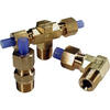 Embedded straight-through connector KFH10U/10B/10N-00/04S/02S/03S brass KFH10U-00