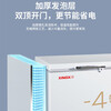 XINGX commercial horizontal quick-freezing freezer, deep-freezing and quick-freezing - 40 degrees electronic precision temperature control refrigeration and freezing large capacity refrigerator BD/BC-718SD丨-40 degrees丨1 meter 95