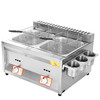 Yushang fryer outdoor stall gas Malatang Oden machine large capacity fried skewers fried stove noodle cooker fried chicken steak thickened three pots + fried blue + 2 oden