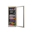 Royalstar Ice Bar Refrigerator European Style Constant Temperature Red Wine Cabinet Hotel Home Living Room Refrigerator Mini Small Single Door Office Fresh Display Sample Tea Beverage Cabinet Retro Style 238L Milky White + Refrigerated + Freeze