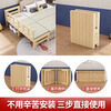 Wooden lattice splicing bed widening artifact bedside adults can sleep on the side extension folding bed extension folding extension bed length 200 width 30 height 40cm customized height message