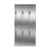 Jingku KINKOCCL304 stainless steel six-door storage cabinet 6-door industrial equipment cabinet workshop tool classification storage cabinet