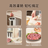 Double gun stainless steel sausage filling machine home-made starch sausage machine manual filling meat sausage sausage meatball artifact large size