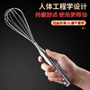 Ximing 304 stainless steel egg beater manual egg beater home baking special cream whipping rod flour mixing artifact 304 stainless steel egg beater (all steel handle)