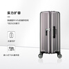 Samsonite Luggage 20-inch Trolley Case Fashionable Vertical Stripe Travel Bag Latte Coffee GU9 Password Carry-on Case