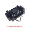 Huili Nvidia heat sink fan Jetson shell core board active silent TX2 development board radiator black