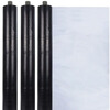 Silver and black two-color mulch film, new material, thickened insect-proof reflective mulch film covering weeding film, thermal insulation agricultural mulch film, silver black 10 pounds 1.2 silk thick 2 meters wide 150 meters long