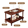 Boundary line side table side table coffee table sofa side cabinet storage rack thickened side table table double storage tea table simple bedside table