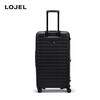 LOJEL suitcase with removable interior, large-capacity extended carry-on case, Cubo trolley case, magnetic front flip-up opening, universal wheels, pearlescent black - upgraded version 21 inches -S carry-on case