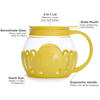 Ecolution Microwave Popcorn Maker 1.4L Oil-Free Glass Cup 3-in-1 Lid
