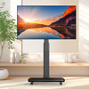 TAZD32-86-inch mobile art TV stand floor-standing universal hanger bracket conference TV stand suitable for Xiaomi Hisense Skyworth home TV cart floor-standing hanger 32-75 simple mobile obsidian black