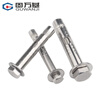 Guwanji (GUWANJI) conical hat type expansion bolt, external hexagonal internal expansion screw explosion, built-in tube expansion and explosion, carbon steel color zinc plated M10x60, 50 pieces/pack