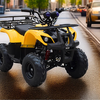 Langchuang ATV110cc big and small bull ATV four-wheel off-road motorcycle kart adult fuel all-terrain vehicle yellow 110cc horizontal engine