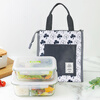 LOCK&LOCK glass crisper two-piece set separated lunch box sealed lunch box lunch box 750+1020ml+pack