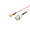 Tegat RG316 RF connection jumper SMA/BNC-JJ SMA male to Q9/BNC male and female oscilloscope cable SMA internal screw inner needle to BNC female 0.5M