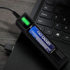 Ouhuayuan USB multi-function lithium battery charger can charge 18650/18500/18350/16650/16340/14500