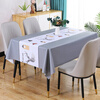 Love a lifetime waterproof tablecloth, oil-proof dining table mat, tablecloth, coffee table cloth, Nordic insulation mat, disposable tablecloth, table mat, rectangular tablecloth, brilliant all the way 137*180cm
