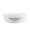 Pinjude light luxury bone china bowl with lid for preservation, steamed egg bowl, household water-proof stew bowl, ceramic microwave instant noodle bowl, lunch box, soup bowl, Lanyan 4-inch preservation bowl with lid