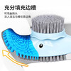 Baiyu Little Yellow Duck Toilet Brush Household No Dead Angle Cleaning Toilet Diving Duck Brush Bathroom Wall-Mounted Silicone Belt Base Little Yellow Duck Toilet Brush with Base