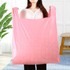 Extra large pink plastic vest bag wholesale clothing quilts bedding moving packing vest bag extra large pink vest bag 1 pack 60+24*90 10 pieces per pack