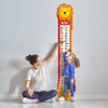 Hairun Sunshine Baby Early Education Height Ruler Hanging Picture Pinyin Free Eye Chart (Two Versions Randomly Issued) Cartoon Baby Height Sticker Measuring Height Ruler Early Education for 0-3 Year Old Baby to Recognize Objects Improve Learning Interest Expand Baby's Cognition and Promote Cognitive Ability