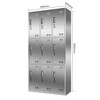 Jingku KINKOCCL201 stainless steel nine-door storage cabinet 9-door industrial equipment cabinet workshop tool classification storage cabinet