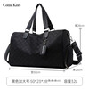Colins Keirs travel bag men's portable large-capacity luggage bag women's crossbody bag men's fitness bag men's dry and wet separation sports training bag black large size