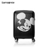 Samsonite Disney Mickey and Minnie co-branded luggage large-capacity travel check-in trolley case wear-resistant and scratch-resistant AF9 new-black 20 inches