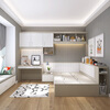 Sofia's whole house customized tatami bed, modern and simple second bedroom furniture, wall cabinet, tatami small wardrobe combination, customized transfer, customized gold
