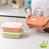Tupperware rectangular lunch box 1L microwaveable lunch box for students and office workers portable sealed lunch box soft powder