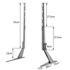 Zhiercheng TV base universal bracket TV hanger 32-65 inches desktop heightening and thickening bracket suitable for Samsung Sharp Hisense Konka TCL Changhong