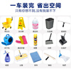 Huili's customized multi-functional cleaning cart, linen cart, property shopping mall, hotel room service cart, cleaning charter cart, standard configuration