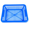 Bingyu BY-173 turnover basket rectangular sorting basket industrial drain basket plastic plastic basket No. 7 360*285*110 (blue)