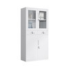 Dajiang pure white filing cabinet office cabinet steel iron cabinet information cabinet filing cabinet storage cabinet financial voucher cabinet with lock two-bucket filing cabinet