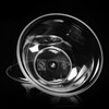 Disposable bowl Crystal bowl Thickened disposable lunch box Aviation bowl Hard plastic ice powder soup bowl Transparent dessert bowl Disposable tableware set 300ml crystal bowl + cup + PS spoon + bone plate (100 sets)