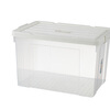 Su Shi 105L transparent white lid waterproof and moisture-proof transparent storage box (price unit) white lid transparent 105L white lid transparent