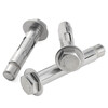 Jinggong (JINGGONG) 304 stainless steel external hexagonal expansion screws, internal expansion bolts, flat head external hexagonal expansion bolts, 30% off M8*60 (10 pieces), punch 10mm