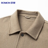 Romon Sheep Wool Wool Jacket Men's Autumn and Winter Thickened Young and Middle-aged Business Casual Lapel Jacket Men's Clothing
