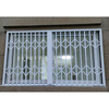 Yangtepai foldable new anti-theft window net balcony telescopic push-pull invisible indoor safety guardrail household gate large flower style white per square meter does not include installation and measurement fees