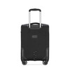 Diplomat diplomat suitcase classic men's business soft case boarding trolley case DEF-1551A/B series black 18 inches - suitable for short distances and boarding