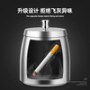 Yunsui ashtray with lid stainless steel windproof and fly ash creative home restaurant hotel bar office cigarette cup ashtray thickened large ashtray with lid and smoke column