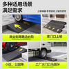 Baige step slope mat rubber plastic type threshold curb curb slope triangular step mat car climbing uphill mat 100*25*5 black CW421422