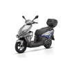 Qianjiang Jin 150 scooter fuel motorcycle, fuel-saving commuting, bumper + tail box, front and rear CBS, new silver gray