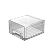Sungsa drawer-type refrigerator storage box food-grade refrigerator large fresh-keeping box egg box vegetable storage box with drain tray 5.2L single-layer drawer (PET high transparency 1 piece)